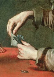 Les Tricheurs (détail)